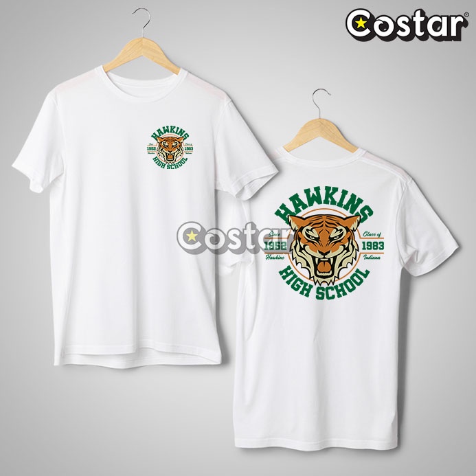 Kaos Howkins Tiger Front And Back