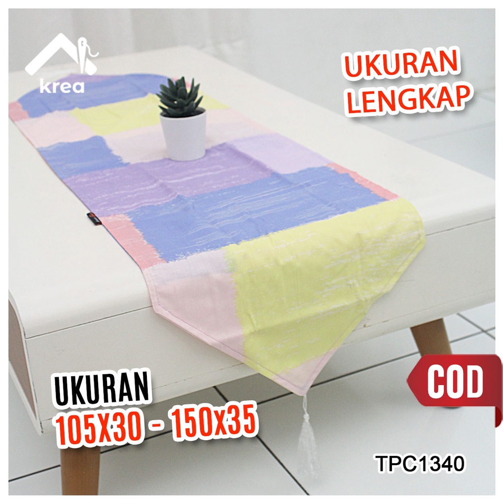 Taplak Meja / Table Runner Ukuran 105x30 - 150x35 TPC1340