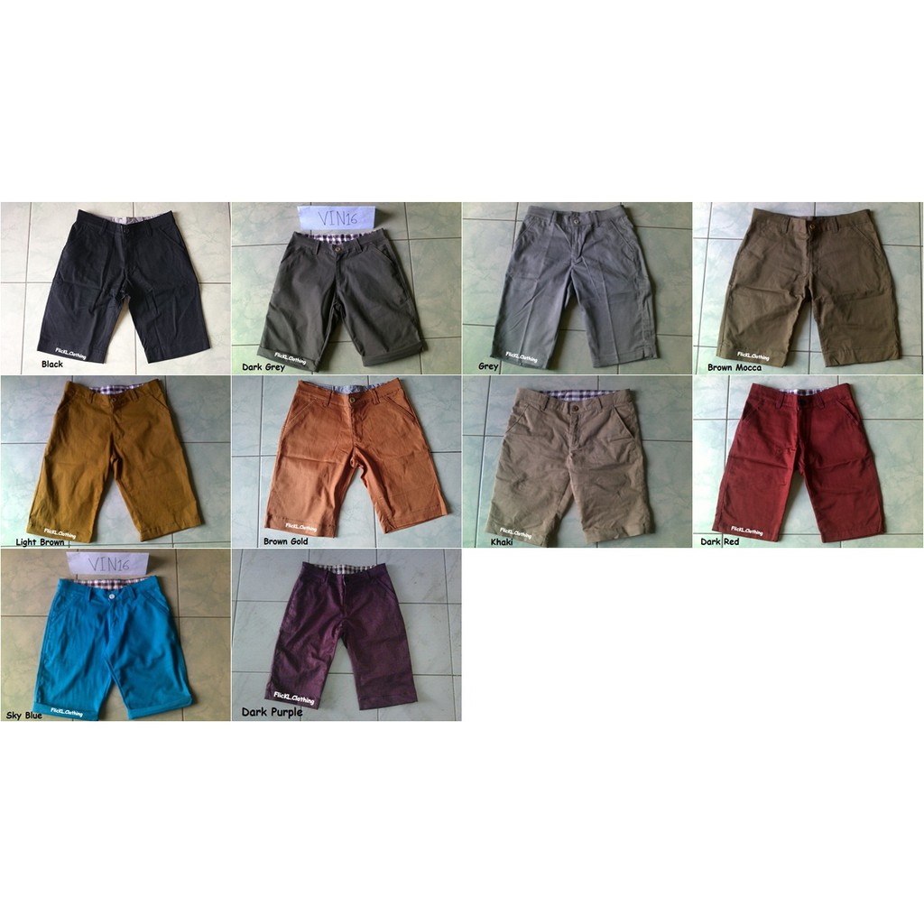 Celana Pendek Chino Melar Stretch Celana Chino Pendek Twil Scotch Bratatex