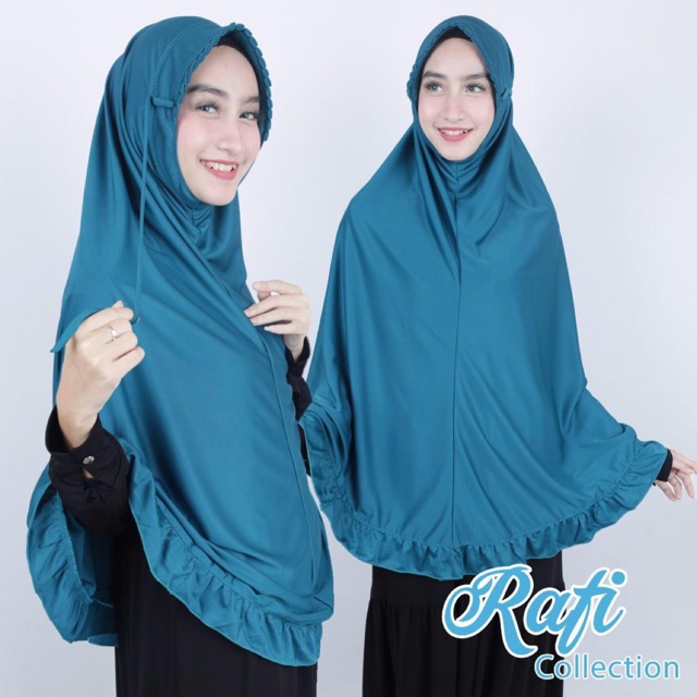 khimar serut jumbo non pet Rempel KCB