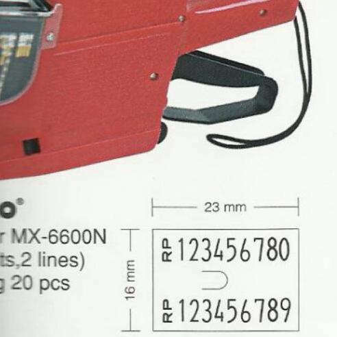 

➣ JOYKO MX-6600N (angka-angka) - Label Harga 2 Line #Best Product & High Quality #ORIGINAL ™