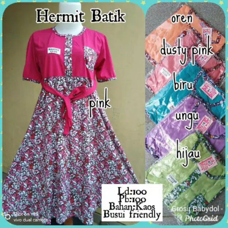 daster klok pendek/ daster kaos