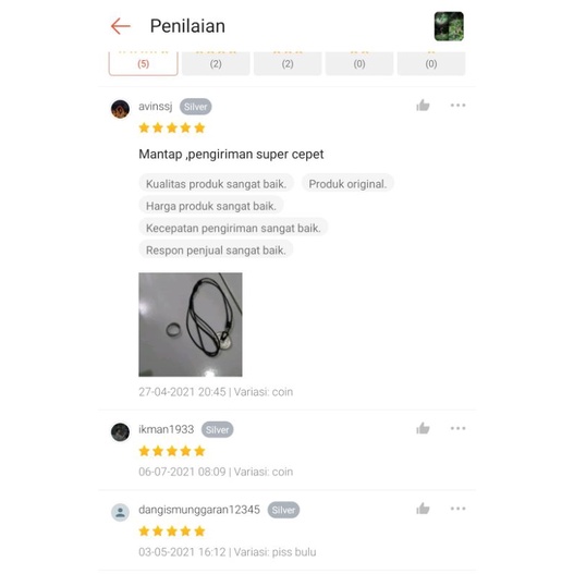 Kalung Pria Titanium Premium Best Seller