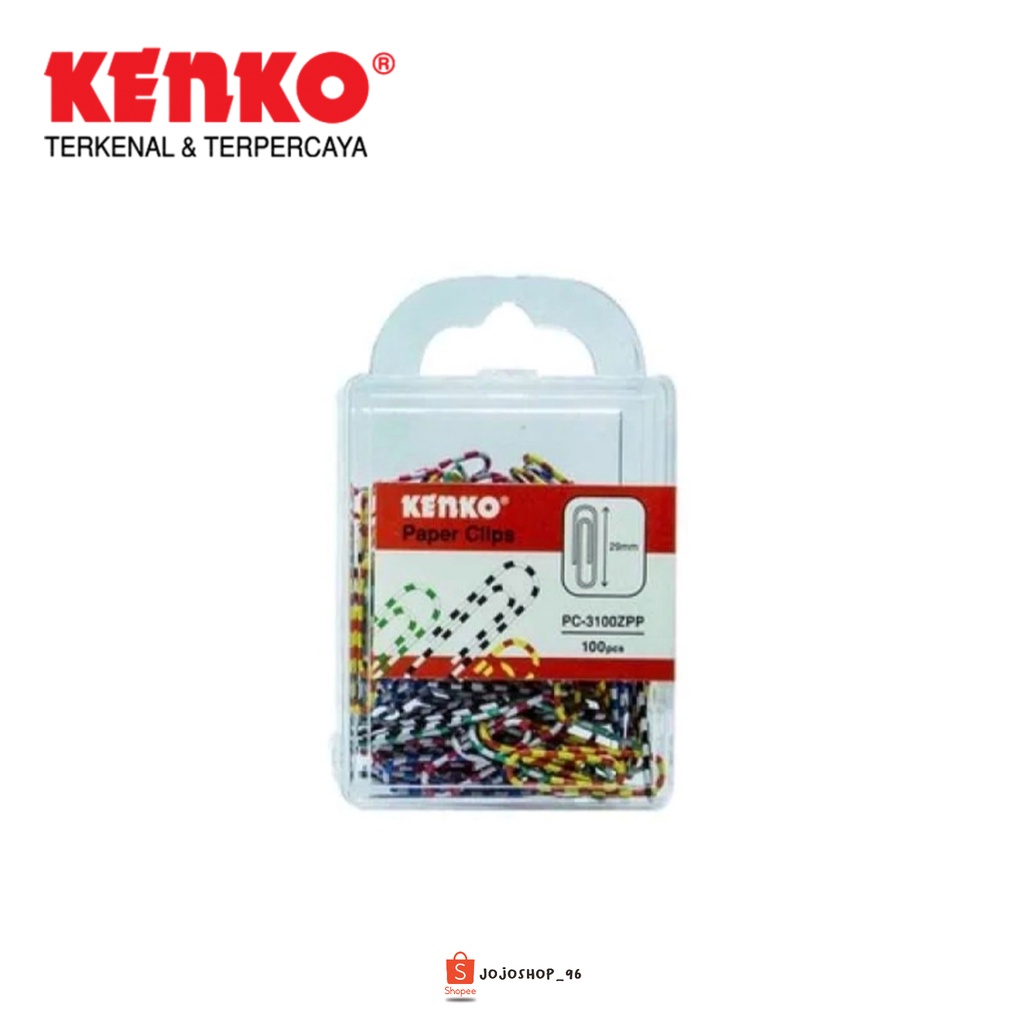 

Klip Kertas | Trigonal Clip | Paper Clip Warna KENKO PC-3100ZPP