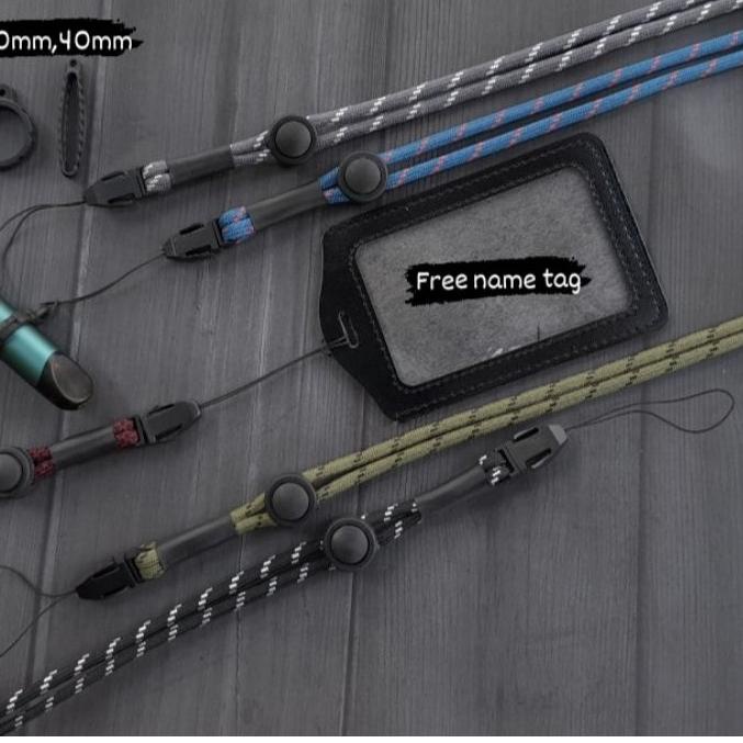 

⚡COD⚡ Lanyard pod pods paracord tactical, Lanyard pod prusik, Gantungan Id Card, kalung Name tag, Lanyard pod produck terlaris