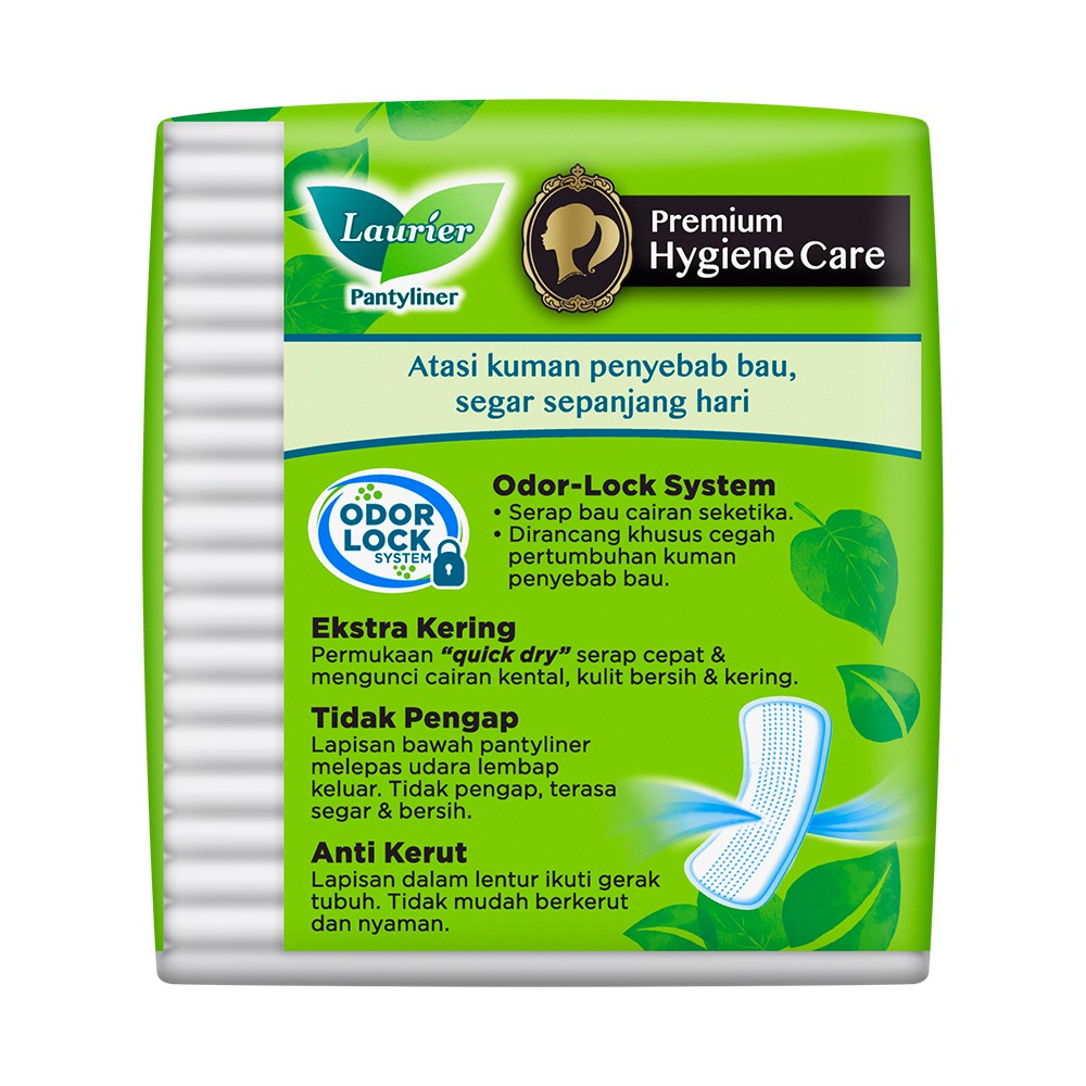 LAURIER PANTYLINER HYGIENE ISI 20 PADS