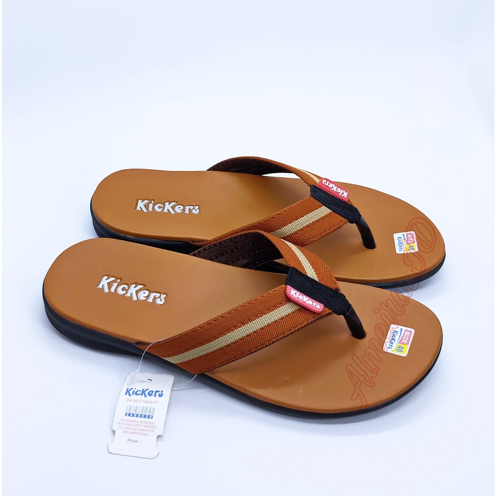 Sandal Casual Pria Kickers Japit Best Quality | Sandal Distro | Sendal Simpel &amp; Nyaman