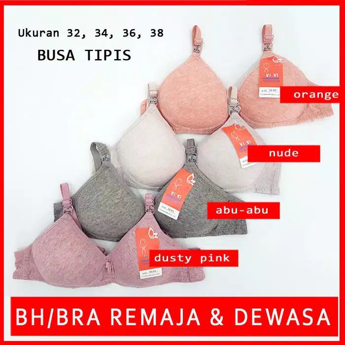 YIYI BRA BH WANITA MURAH BUSA TIPIS PUSH UP BRA IMPORT MURAH TANPA KAWAT TERMURAH GROSIR