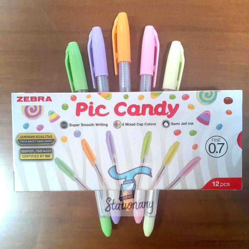 

Bolpen Zebra Pic Candy Semi Gel 0.7
