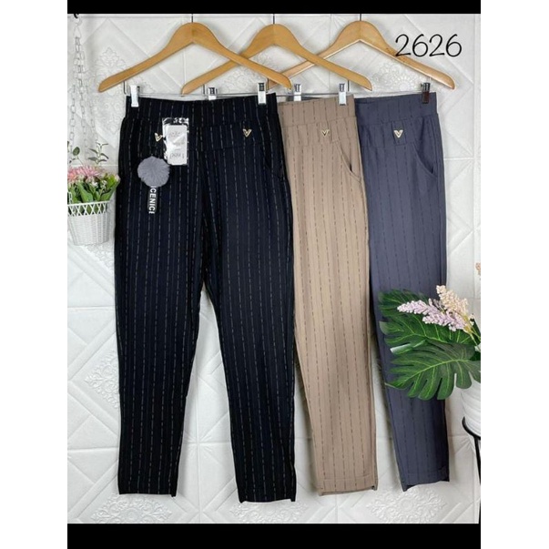 celana jogger salur pompom import celana salur zara