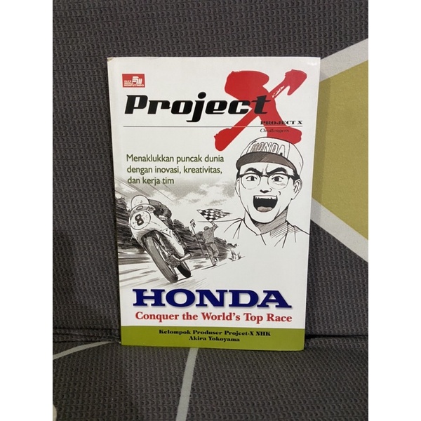 Buku Komik Manga Project X Soichiro Honda By Akita Yokoyama