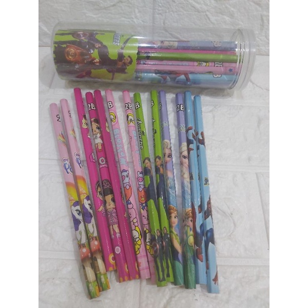 

pensil karakter satuan