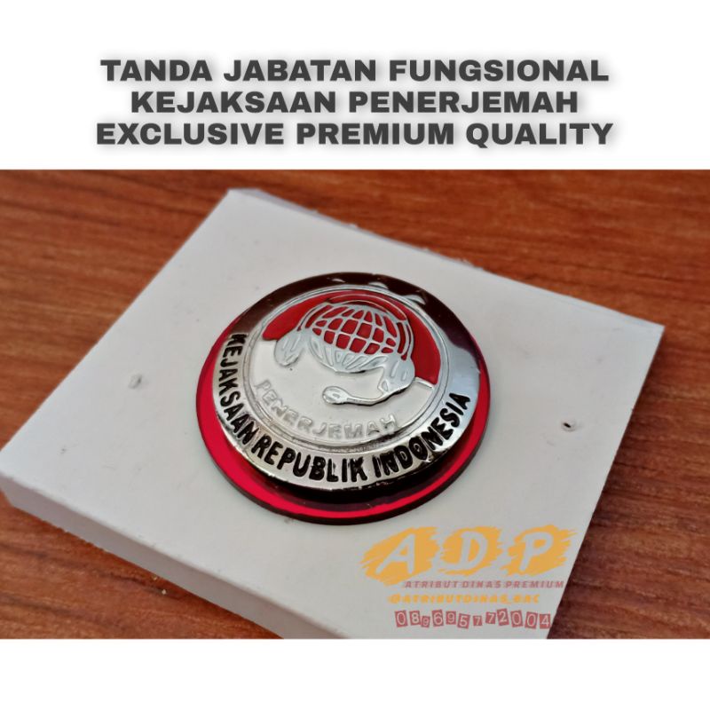 Tanda Jabatan Fungsional Kejaksaan Bidang PENERJEMAH