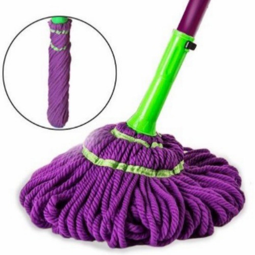 TERLARIS Twist Mop Alat Pel Lantai Putar 360°  Microfiber Mop Twist Mop Alat Pel Lantai Putar Ultra Mop Praktis Design  -TWIST MOP