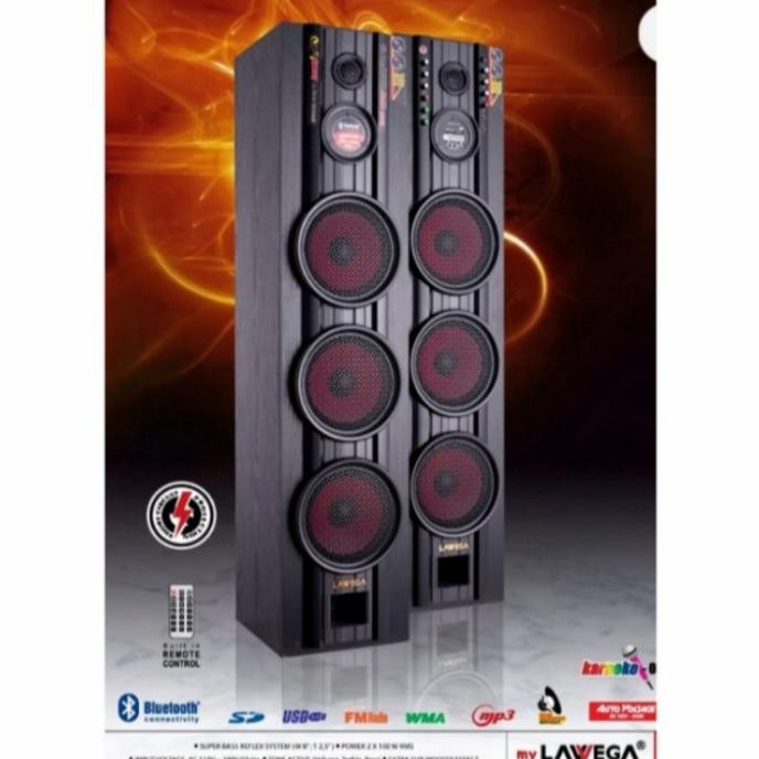 Speaker Aktif Lawega La 839, Bluetooth Aktif Speaker Malikanufa