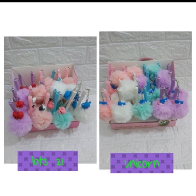 

Pulpen gel pompom