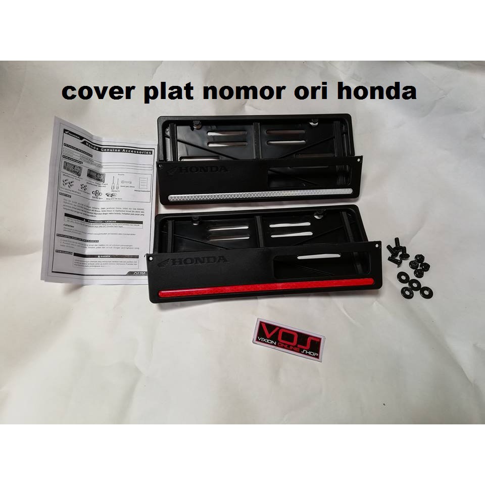 COVER PLAT NOMOR ORI HONDA