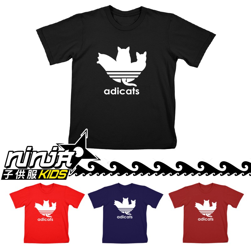 BAJU KAOS ANAK Adicats LAKI LAKI DAN PEREMPUAN TANGGUNG