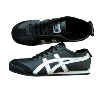  SEPATU  ASICS  ONIT SUKA TIGER SLIP ON MEXSICO 66 FULL  BLACK  