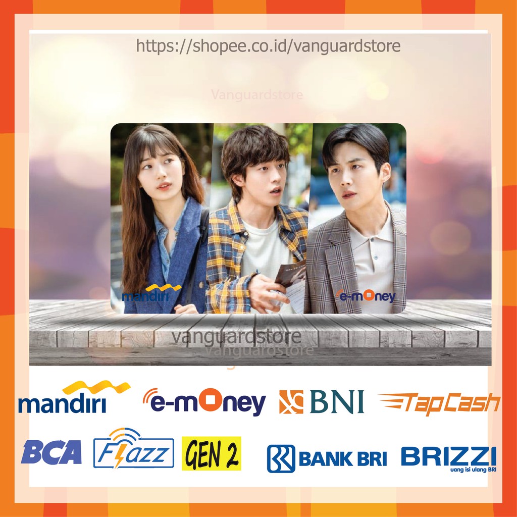 KARTU E MONEY E TOLL KOREA DRAMA START UP 20 EMONEY MANDIRI FLAZZ BCA BNI TAPCASH BRIZZI -1 SISI