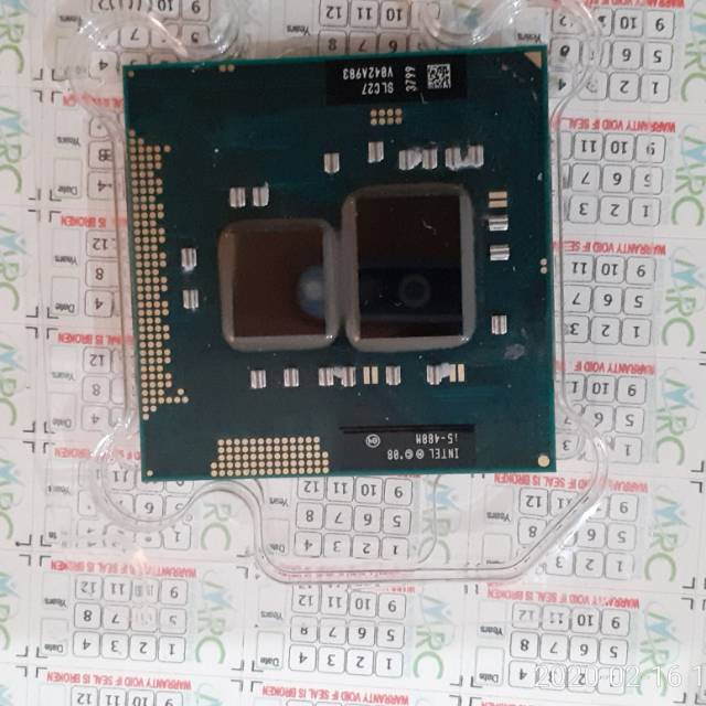 PROCESSOR LAPTOP Intel Core i5 480M Processor 3M Cache 2.66 GHz PGA988
