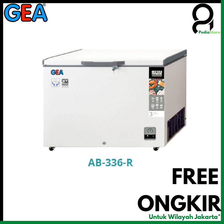 Gea Chest Freezer AB-336-R Cooler Box / Freezer 330L 330 Liter AB 336 / Chest Freezer Gea AB-308-R