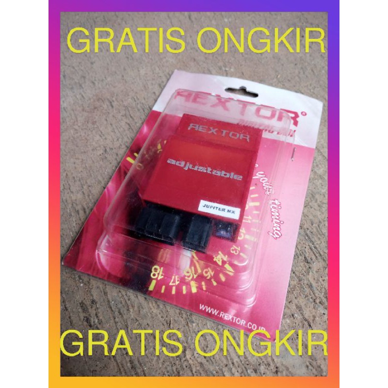cdi rextor adjustable yamaha jupiter mx old dan new 135 unlimit bisa diseting langsung pasang