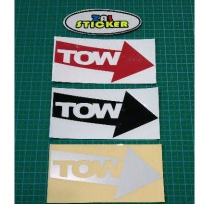 

sticker TOW sticker cutting