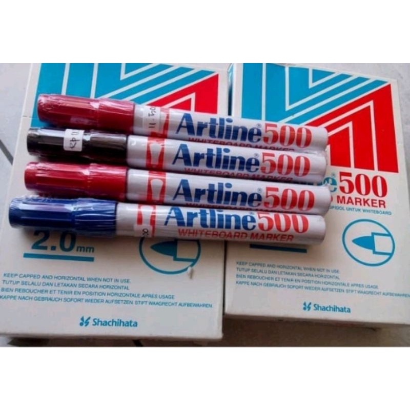 

Spidol Whiteboard Marker Artline 500 (12pcs)