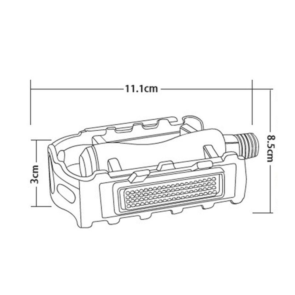 R-FLOWER Pedal Sepeda Ultra-Ringan Outdoor Sport Ball Bearing Sepeda Jalan Bagian