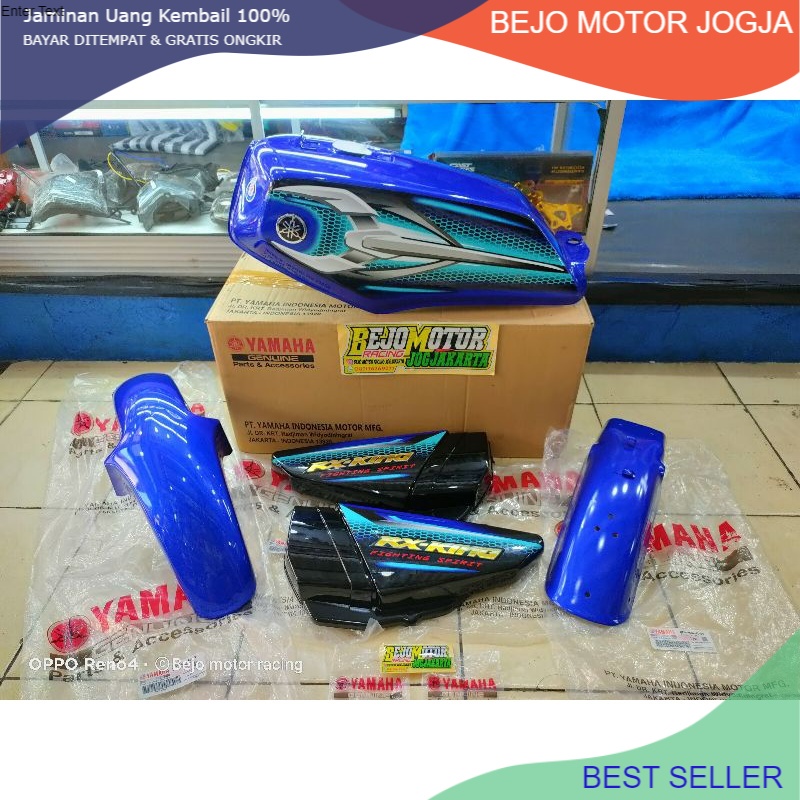 BODY SET RX KING BIRU ORIGINAL YIMM PART ORI YAMAHA