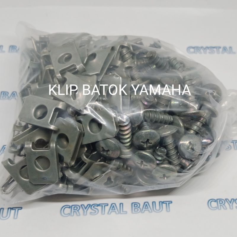 CB Klip Batok Baut Body Yamaha 1 Set 5x16 Klip Batok Yamaha 5mm M5 Skrup Cacing Yamaha Mio  Metic / ALL Yamaha Baut Klip Batok Yamaha