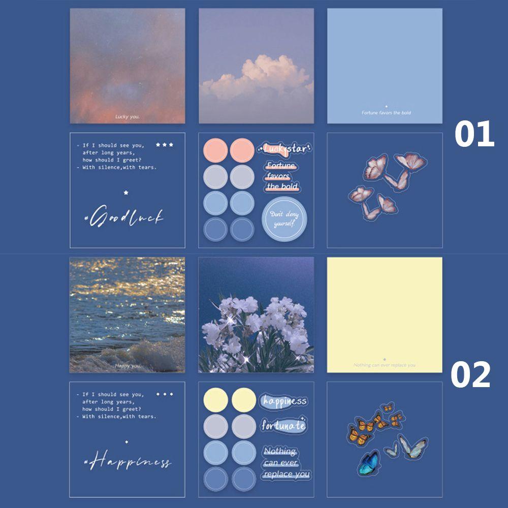 Lanfy Kawaii Sticky Notes Lucu Kreatif Alat Tulis Stiker Kertas Nota Kantor Sekolah Perlengkapan Pesan Notes Planner Stiker