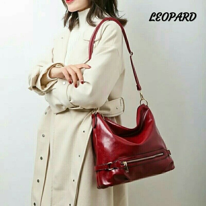 tas selempang wanita kulit model terbaru import murah totebag multfungsi kerja guru