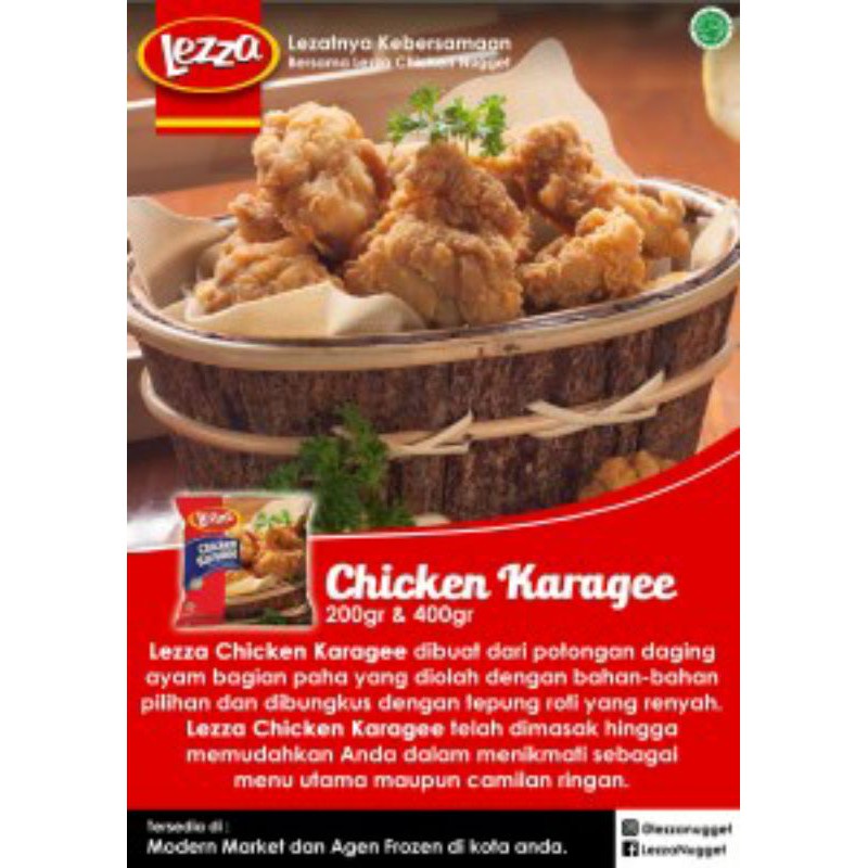 Lezza Chicken Karage 400gr / Ayam Karage