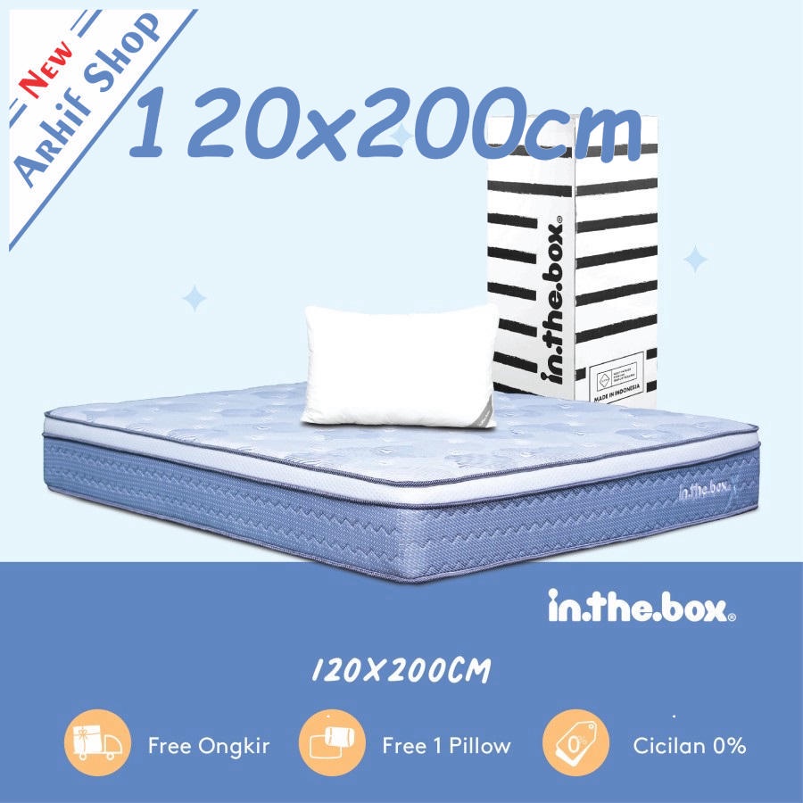 SPRING BED inthebox X size 120x200x27 (Full) KASUR IN THE BOX