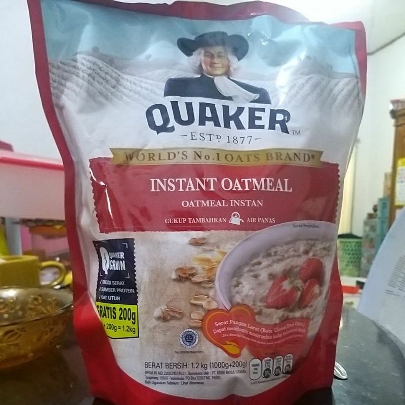 

Quaker oats 1,2kg /1200gram