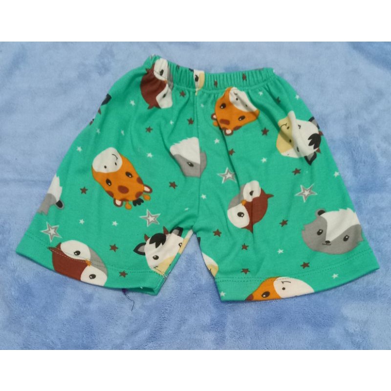 Celana pendek Bayi 6/12 bulan motif