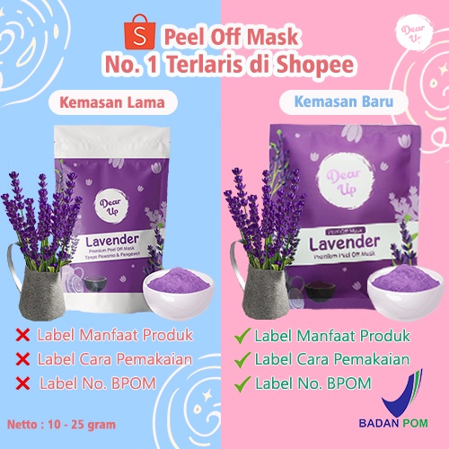 DEAR UP Peel Off Mask | Masker Wajah BPOM