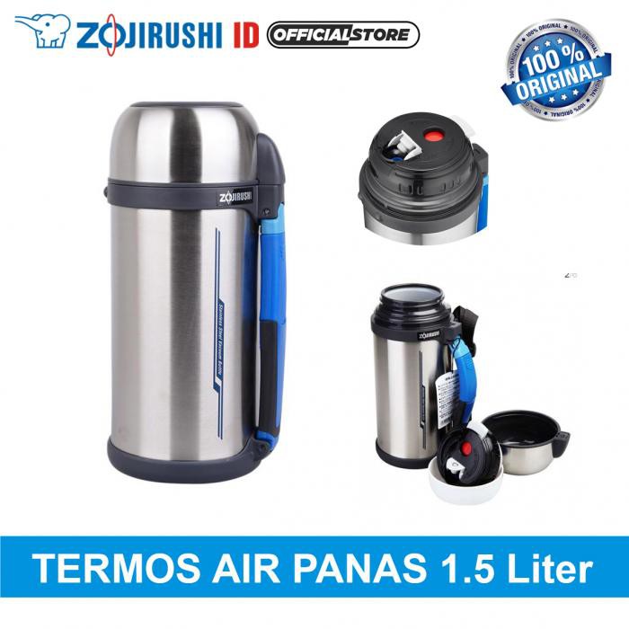 Zojirushi SF-CC15 XA Vacuum Bottle Termos Air Panas - 1.5 L [Stainless]