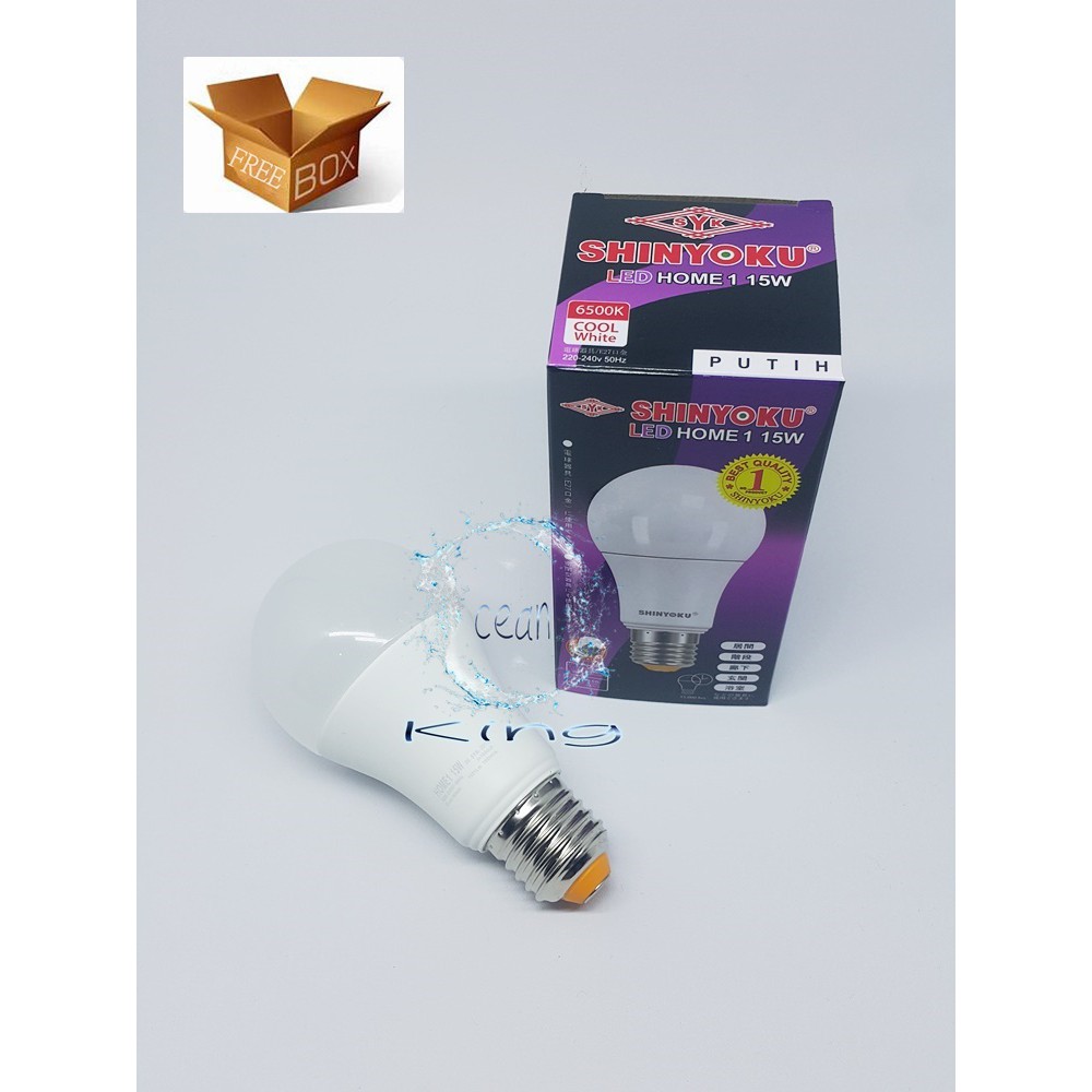 Lampu Shinyoku LED Home 15watt/ free packing Dus