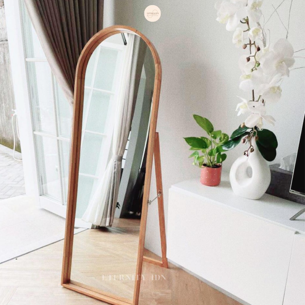 Jual Arch Mirror 170 Cm Half Round Standing Mirror Cermin Aesthetic
