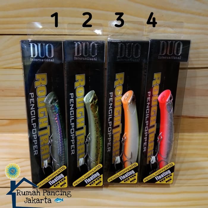 Lure Duo Roughtrail Pencil Popper 110 Floating
