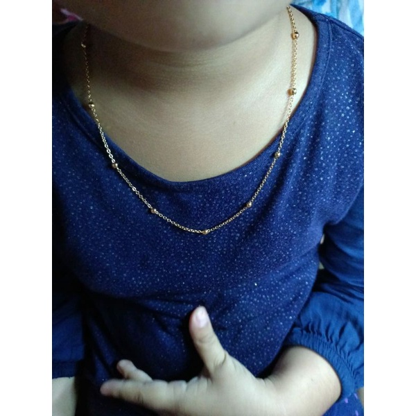 Kalung replika emas model merica,bisa anak dan dewasa panjang 45cm