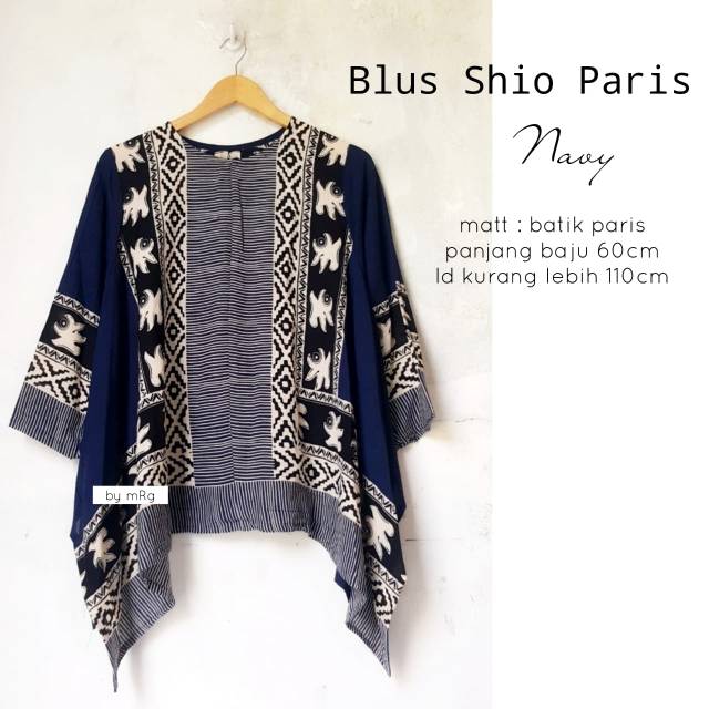 Blus batik batwing/atasan batik/baju batik kantor wanita/batik tenun