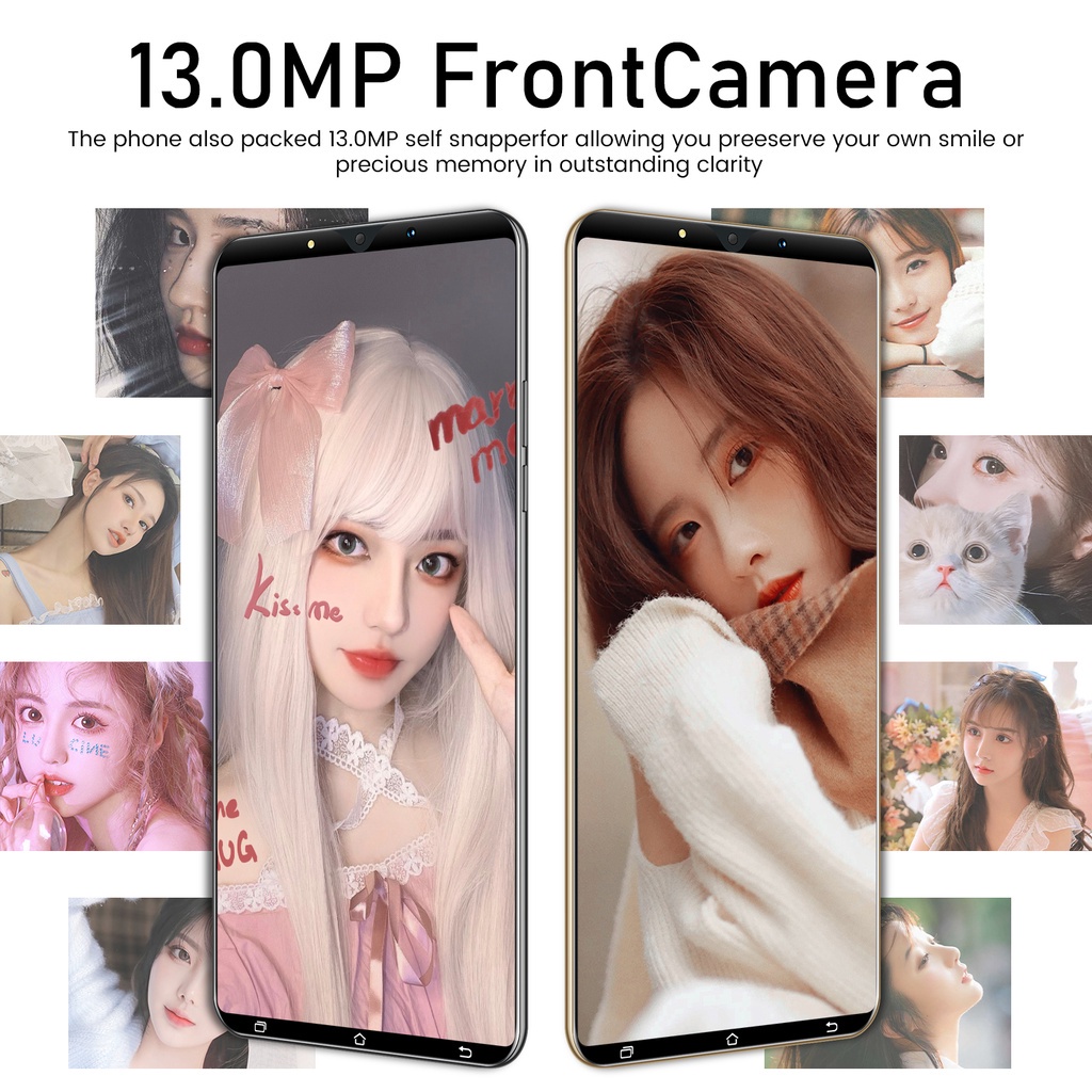 【Produk Baru】 Promosi Ponsel P50 Pro 5G Baru Asli Memori Layar Penuh 6,1 inci 6GB + 128GB Memori Besar Kamera Depan Ponsel 24MP + 48MP Promosi Smartphone Asli Promosi Besar Mendukung ID Wajah Android 10.0 Smartphone Others