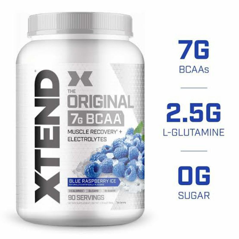 XTEND BCAA 90 SERVING PLUS GLUTAMINE SUPLEMEN GYM KESEHATAB MAKANAN HUMABOLIC BCAA GLUTAMINE BPOM