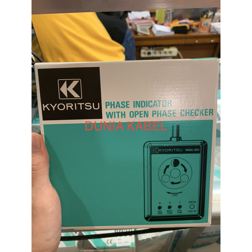 Phase Indicator Kyoritsu 8031 3 Phase Sequence Rotation Checker