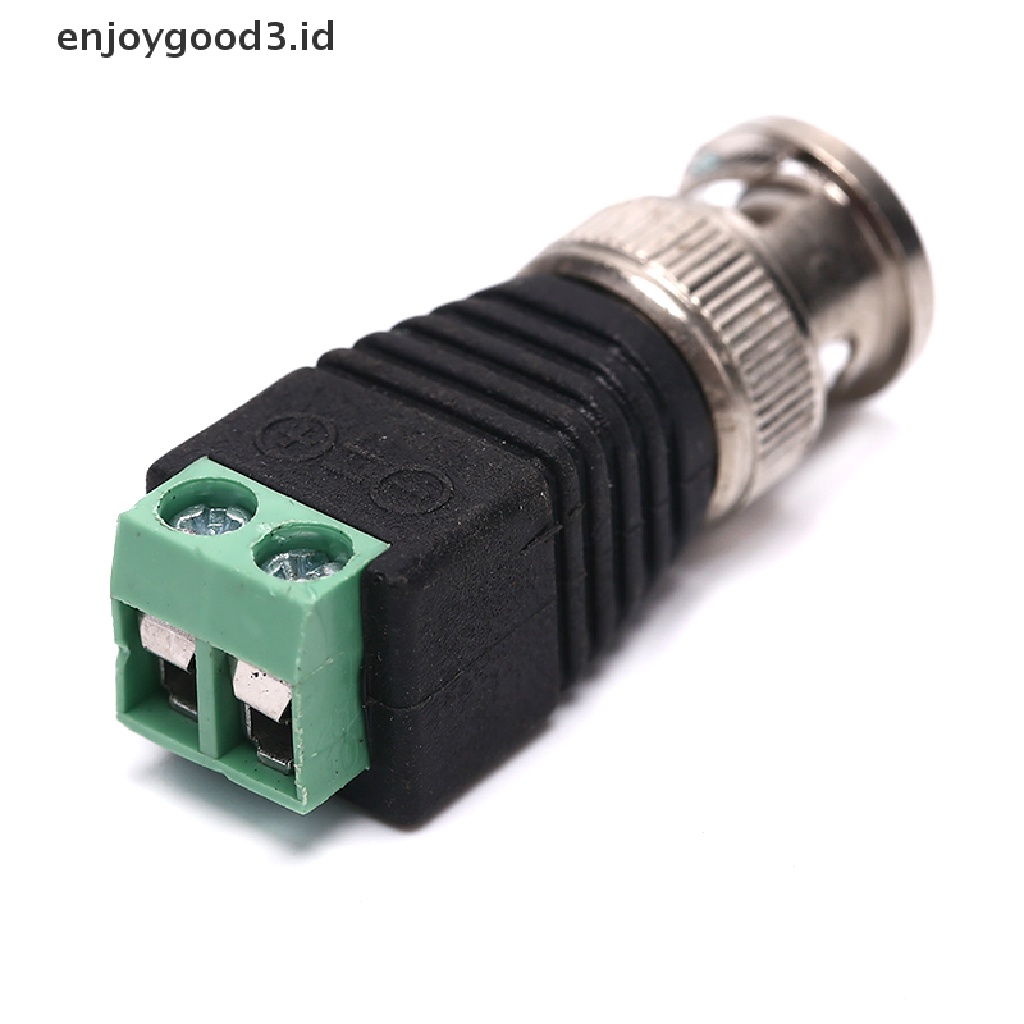 10 Male Coax Cat5 Ke Bnc Coaxial Untuk Kamera Cctv