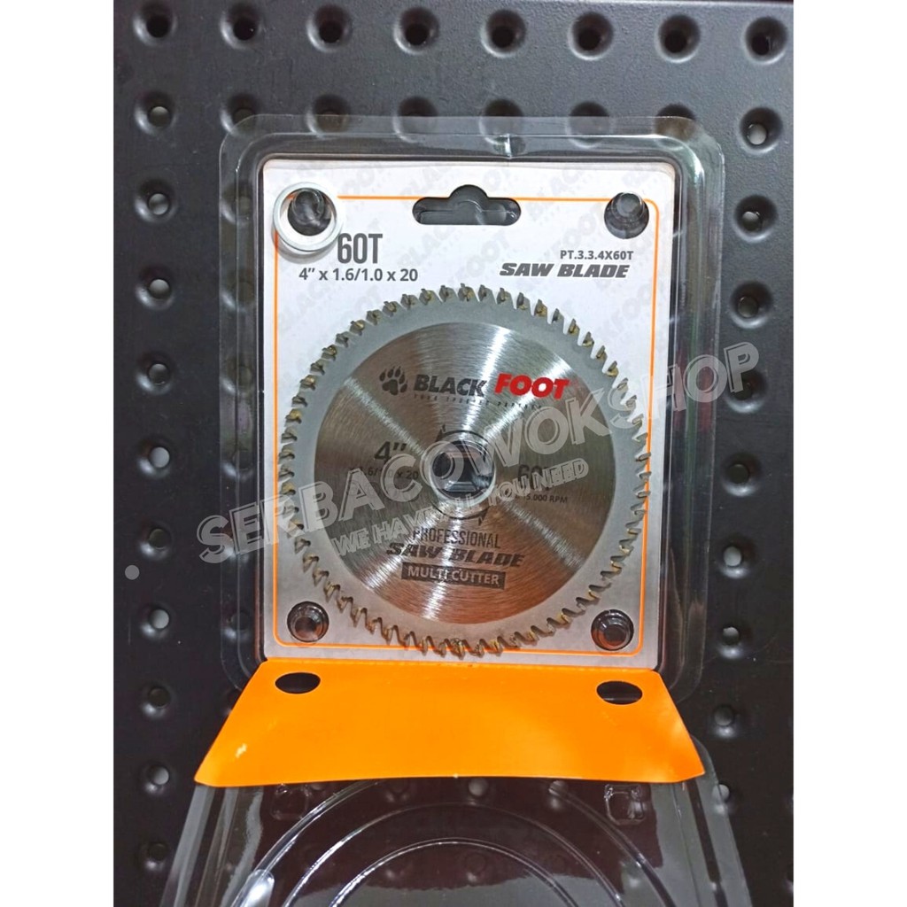BLACKFOOT Mata Multi Cutter 4&quot; x 60 T Mata Potong Aluminium Kayu Termurah Berkualitas